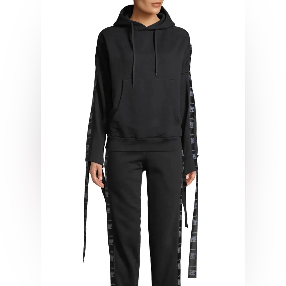 Vetements SS18 Deconstructed Wash Tag Hoodie, Size US XS
